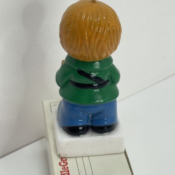 Vtg DRUMMER BOY Hand Painted Candle Candlegram 1983 With Original Box - Picture 5 of 8